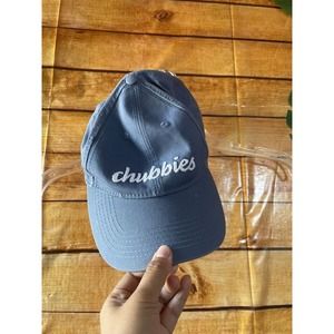 Chubbies Harding Lane Mens Baseball Cap Blue Strapback 6 Panel Cotton OS